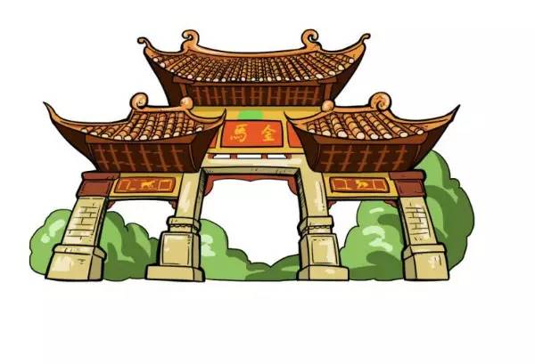 记忆中的昆明手绘,涂鸦手绘昆明