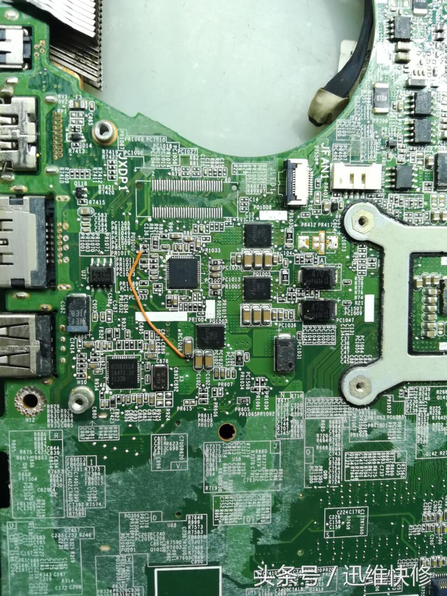 戴尔电脑开机没反应维修推荐,戴尔笔记本无cpu供电问题维修