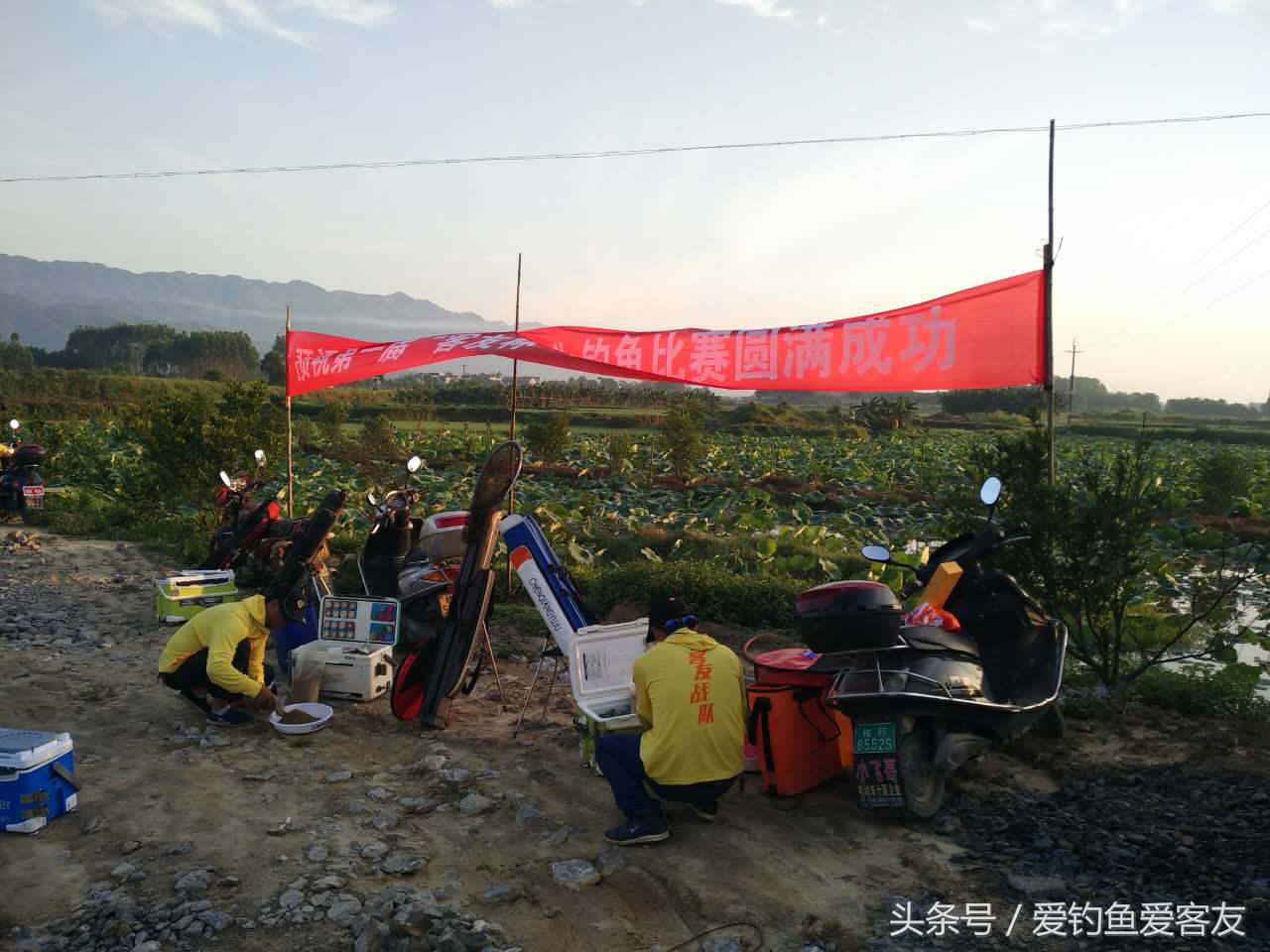 晒晒钓过的鱼,晒渔获