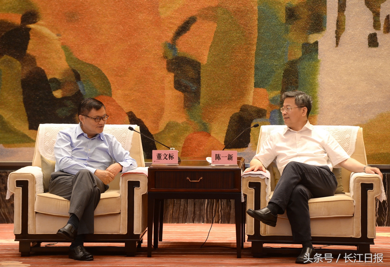 陈一新万勇与董文标会谈，中民投要在武汉投资1000亿！