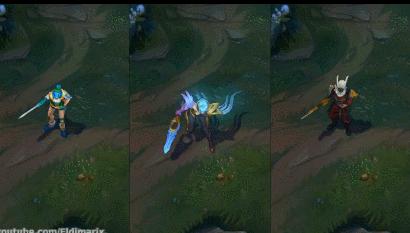 LOL锐雯三大皮肤评测,天使之刃QA竟是最强