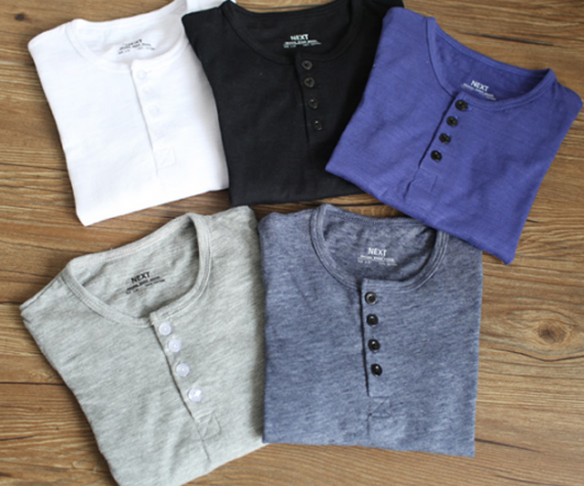 亨利衫男士怎么搭配,短袖亨利衫怎么搭配