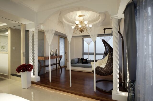 房顶吊灯装修视频,房间吊灯装修效果图