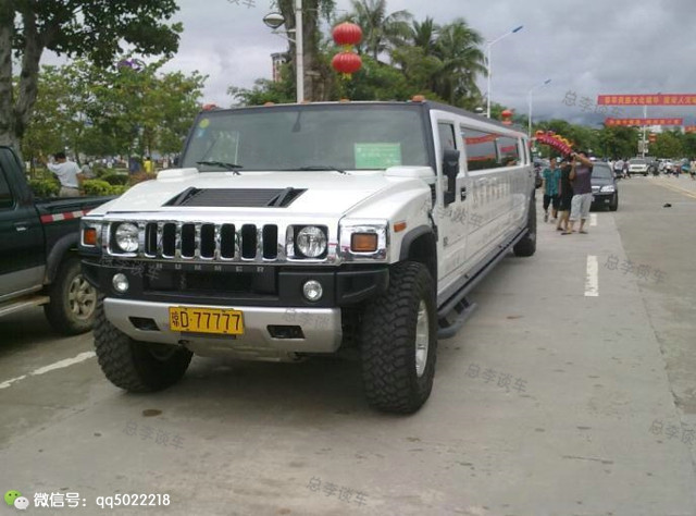 国内唯一一辆加长悍马,加长版悍马有多好