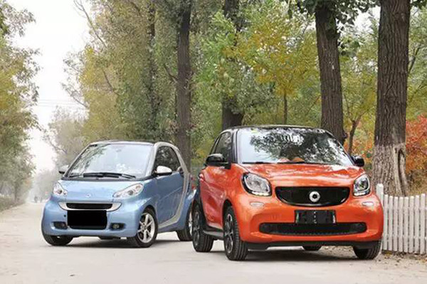 新老款smart对比,2017款smart试驾