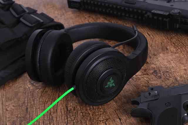 雷蛇耳机北海巨妖萌猫版无线黑色,雷蛇razer北海巨妖耳机头戴式7.1