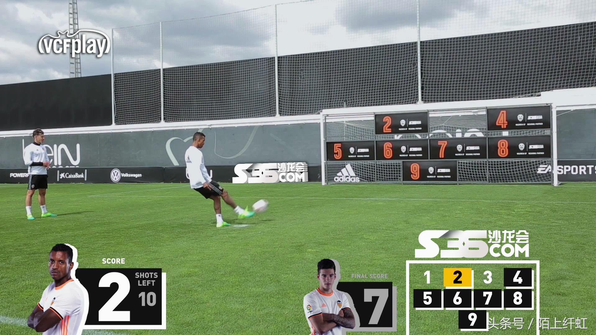 九宫格挑战视频,九宫格内马尔