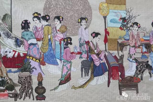 餐厅今年最火的十字绣,火锅店老板娘画画