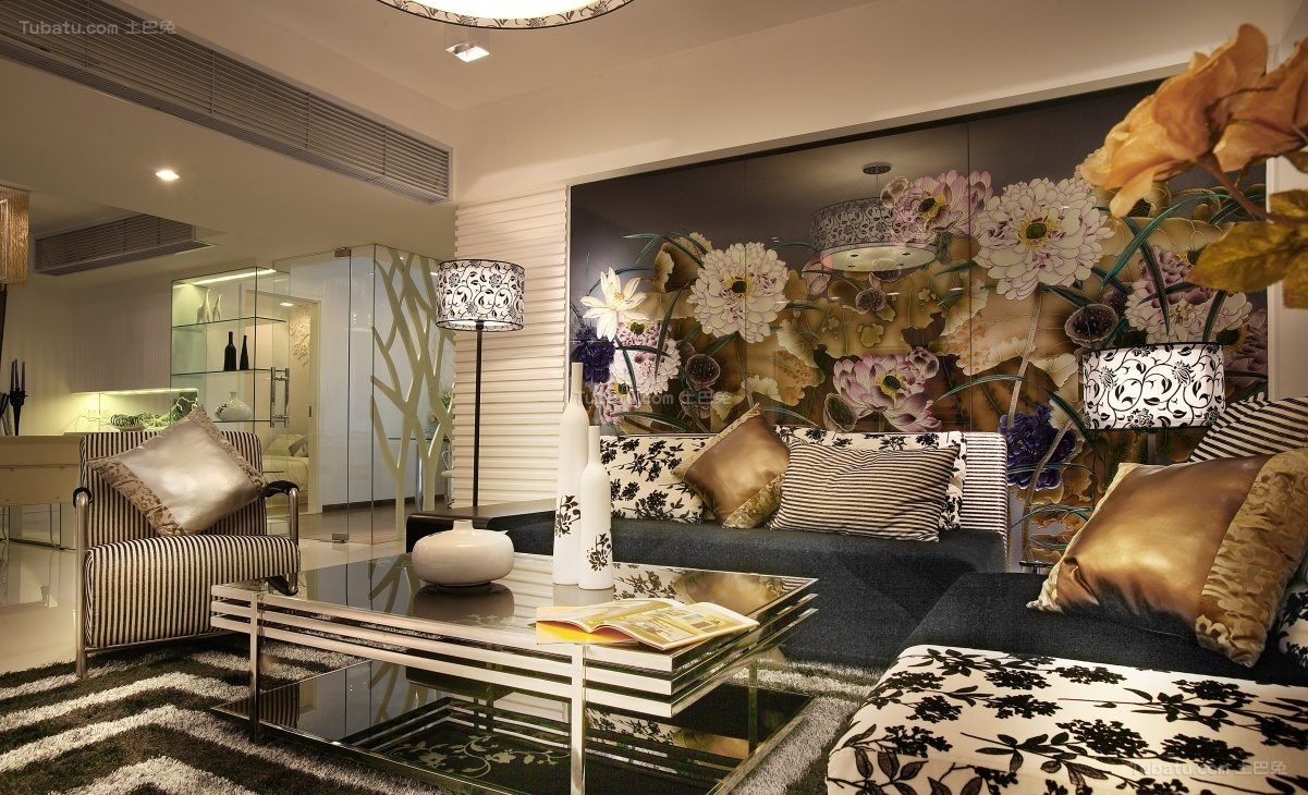 极简风格手绘墙,简单又漂亮的手绘墙