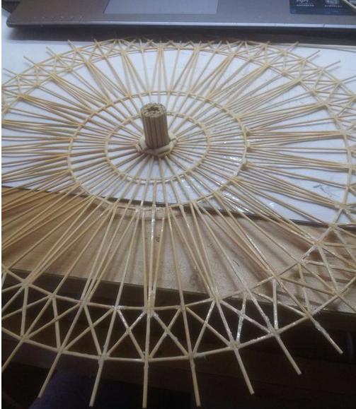 竹签摩天轮手工制作大全图解教程,怎么用竹签和纸做一个摩天轮
