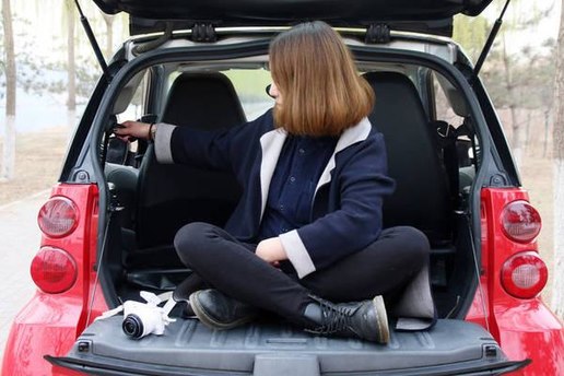 smart车主真实感受,萌妹子评车