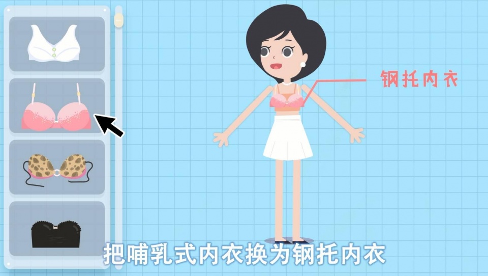 女生胸小还干瘪什么原因,胸小扁平松垮