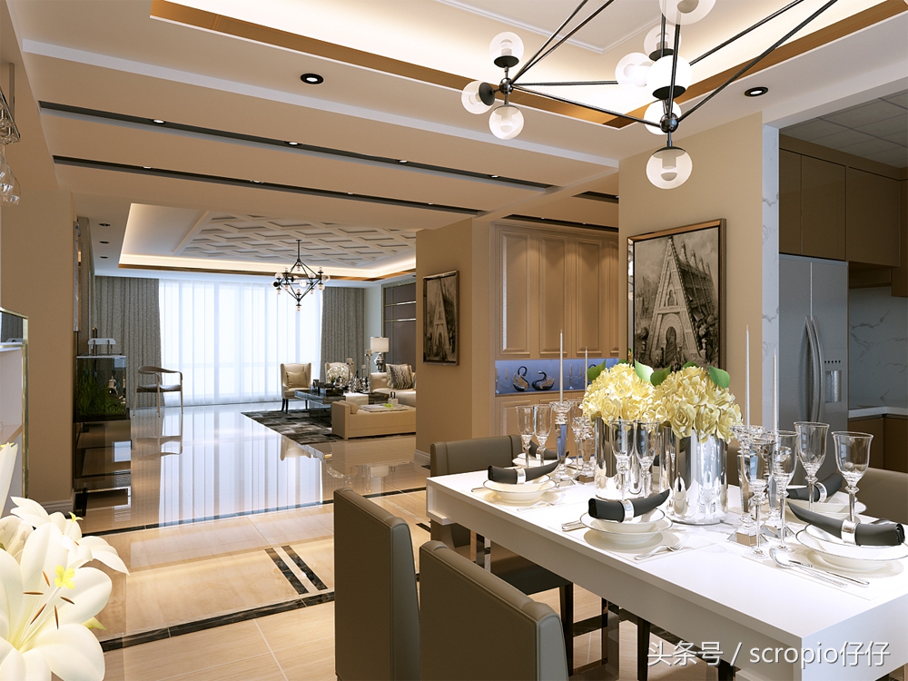 铁西区欧式风格装修设计,沈阳御景新世界