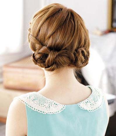 学生党编发日系ins风短发无刘海,刘海编发发型简单又好看图片