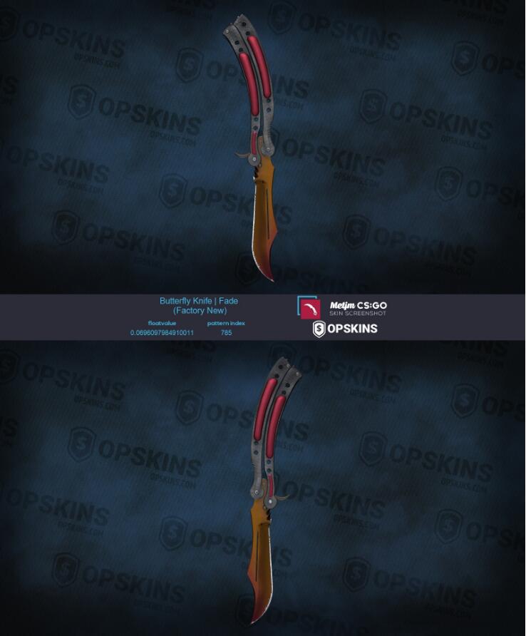 csgo渐变蝴蝶饰品价格走势预测,csgo渐变大理石1挡和10挡的区别