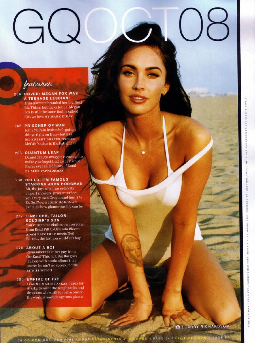 梅根福克斯以前的图片,梅根福克斯花瓶