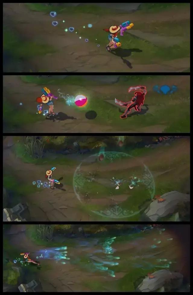 lol女警泳池派对皮肤,lol璐璐泳池派对皮肤