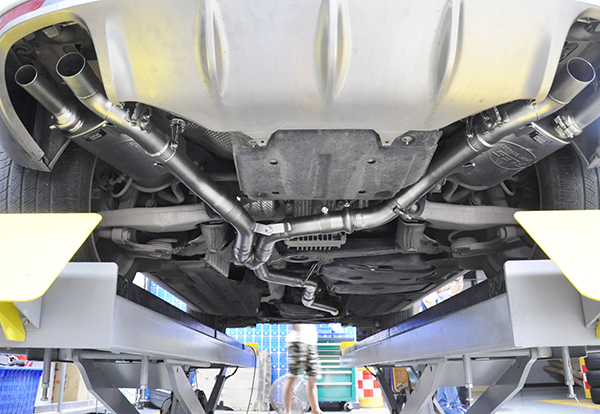 保时捷玛卡排气管尾喉,武汉保时捷玛卡改装