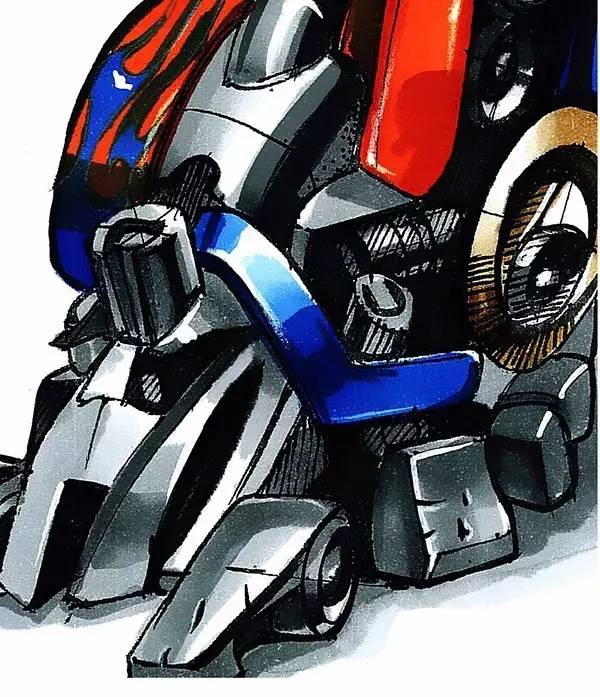变形金刚手绘版,变形金刚手绘原稿
