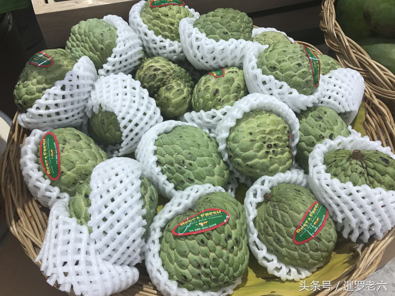 在曼谷超市买了袋“糖皮番石榴”，十元一袋，还送糖！