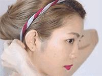 齐肩短发编发发型教程,齐肩中短发编发显脸小发量多