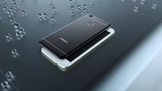 金属指纹的手机,康佳r9外观