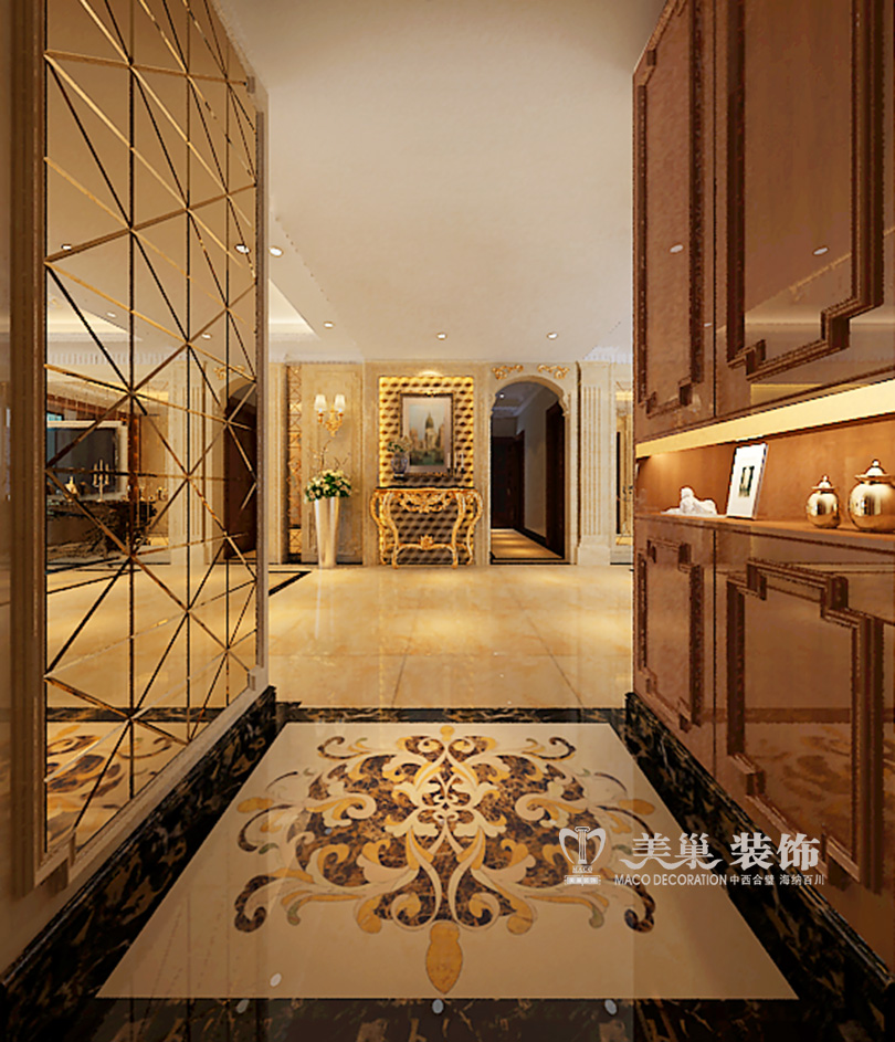 郑州正弘蓝堡湾新中式装修,郑州正弘蓝堡湾2期精装修效果图