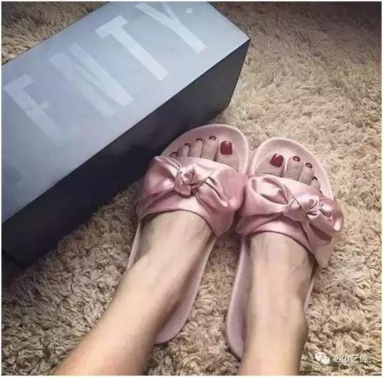 puma蕾哈娜蝴蝶结款2019,puma鞋子黑色蕾哈娜