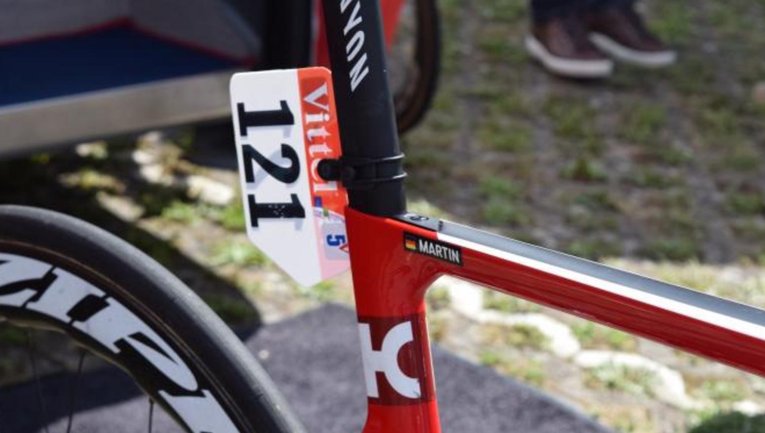 环法名车｜揭秘托尼马丁的CanyonAeroadCFSLX“红色喀秋莎”