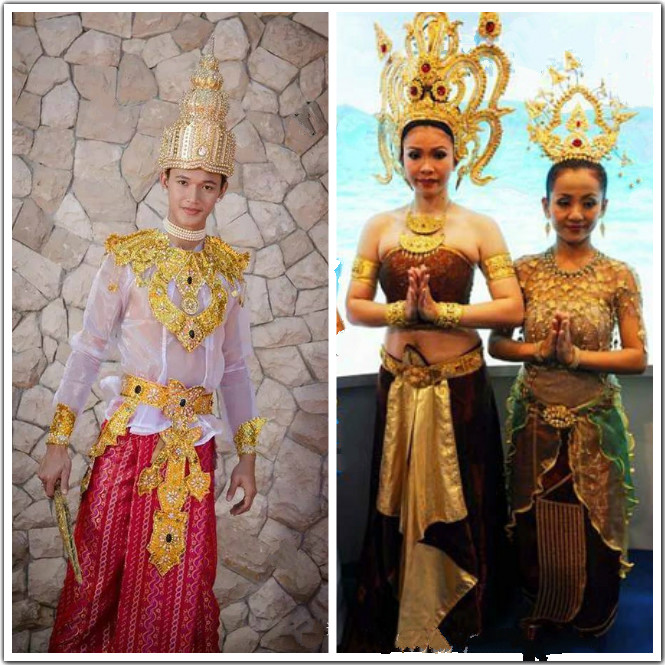 傣族服装和泰国服饰看着差不多实有大差异能够区分五个以上细节的不同你就是时尚达人