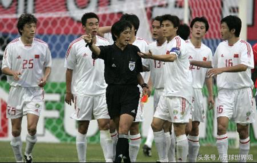 日本足球史上惊天大逆转,日本误判进球