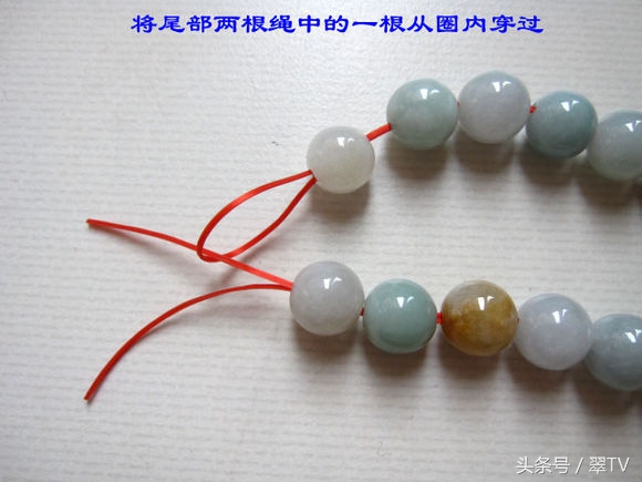翡翠绑绳教程全部,单线绑翡翠方法