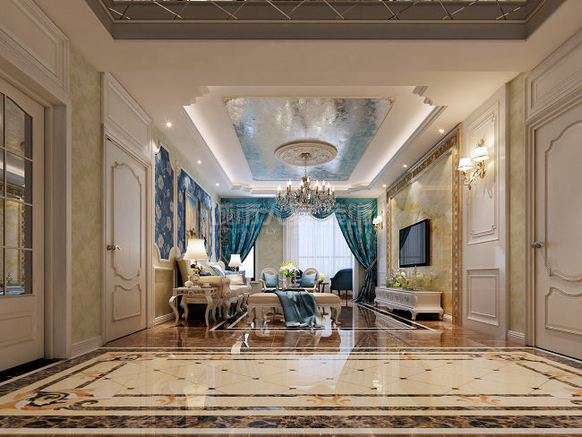 西安首创漫香郡装修效果图,首创漫香郡欧式