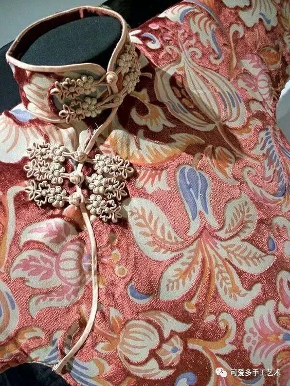 手工盘扣最简单版,用布做盘扣慢动作教程