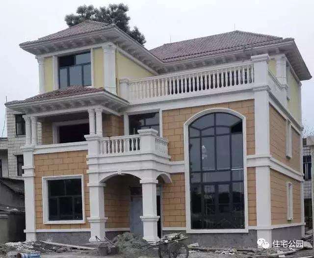 双拼三层农村别墅图片大全,农村双拼可以分开的别墅