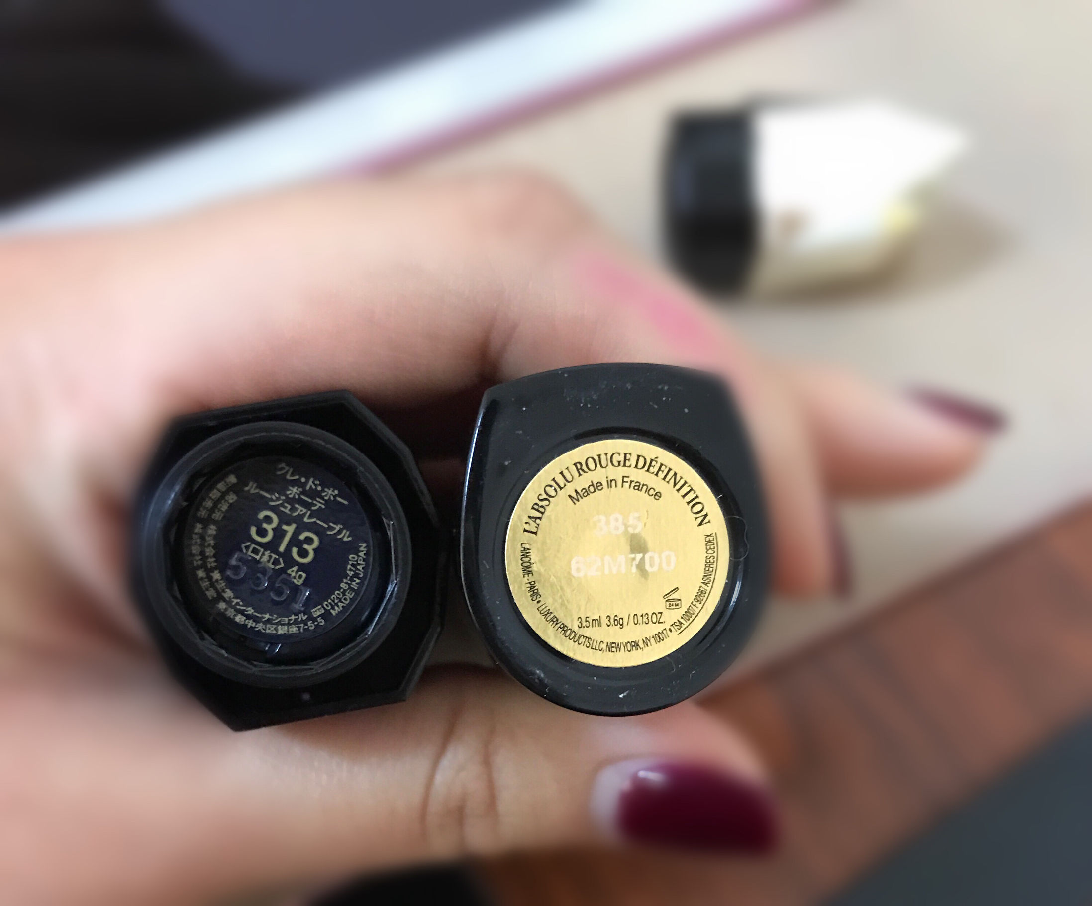 兰蔻和香奈儿口红色号推荐,tf27口红试色三姐妹