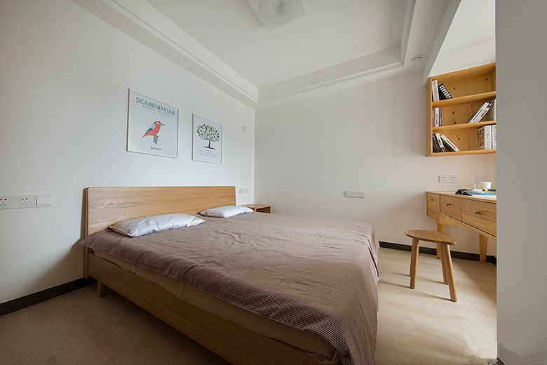 家装案例分享140现代简约风,装修原木风13万自己设计