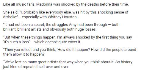 老牌Diva的抓马:Madonna信件曝光,称WhitneyHouston“平庸到可怕”