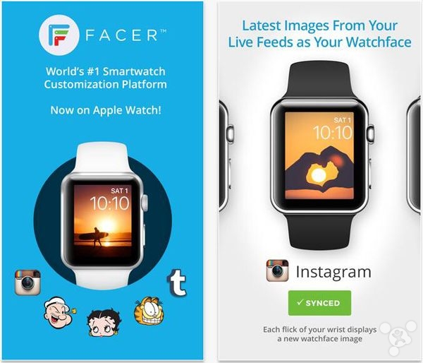 applewatch换新屏幕,facer怎么添加表盘