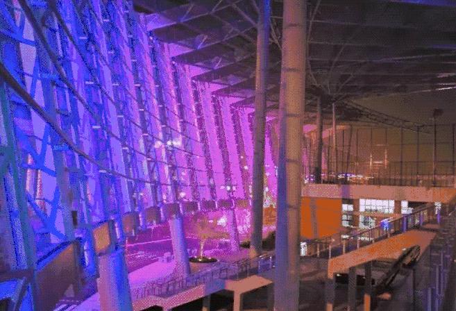 新静安体育中心空中球场,新静安体育中心体育馆