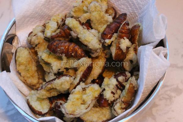 干煸蚕蛹的教程视频,干煸蚕蛹老东北