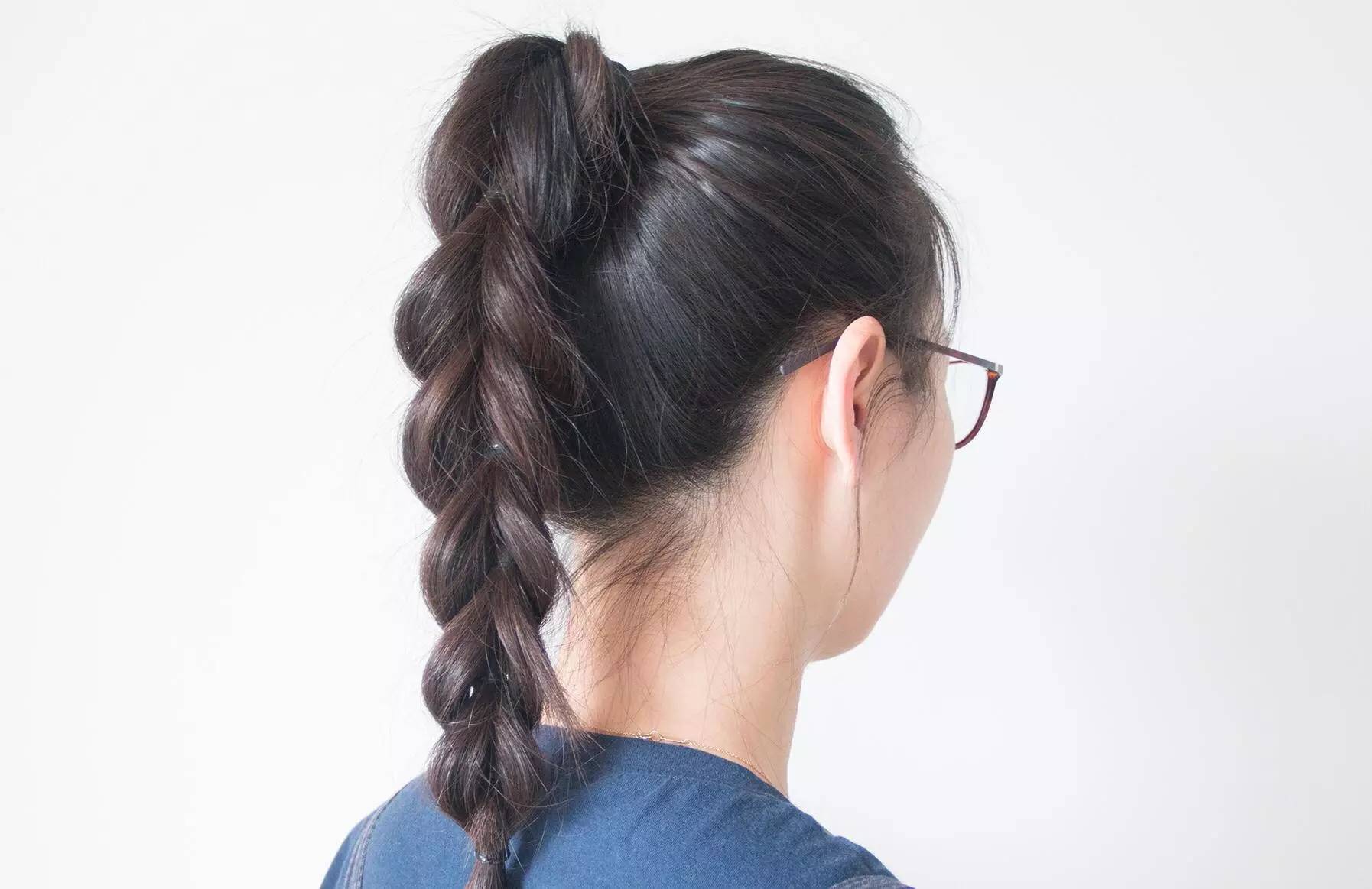 夏天时尚减龄发型编发教程,夏季发型编发教程简单