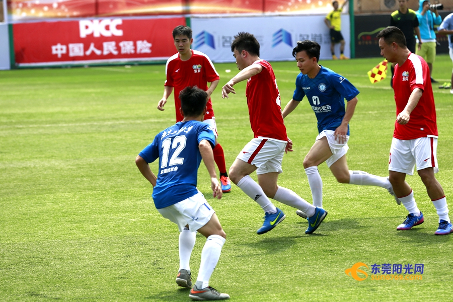 校友齐聚燃热血青春第二届东莞全国高校校友足球联赛开波