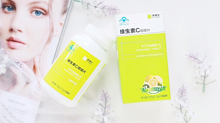 禾博士维生素c薄荷味,禾博士维c咀嚼片橙子味