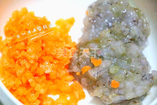 无蛋时蔬虾丸婴儿辅食,虾丸多色婴儿辅食