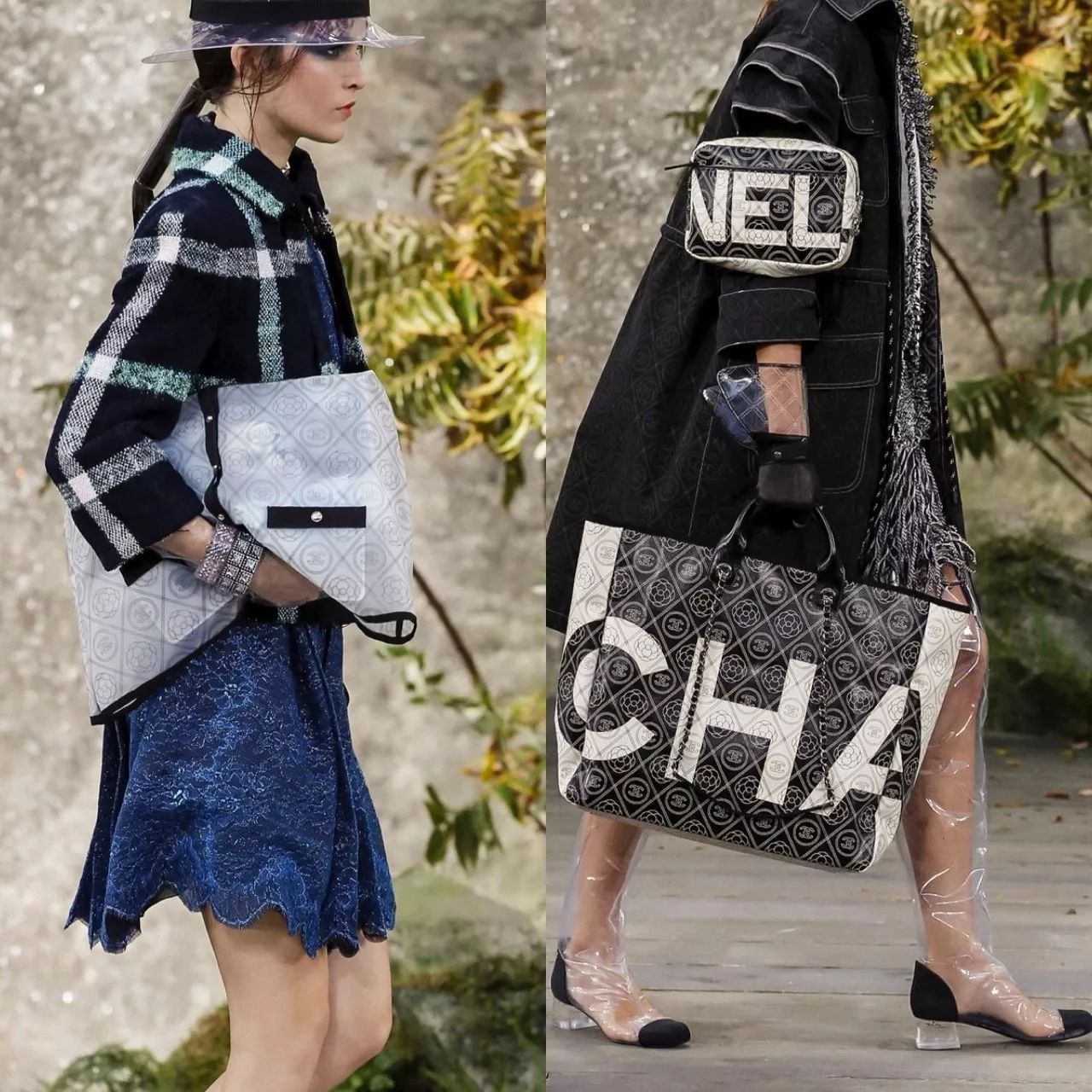 叹为观止！香奈儿把瀑布搬到了大皇宫！猜猜刘雯最近朋友圈发了什么？