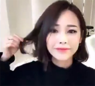 鲨鱼夹的多种夹法中短发,短发长发夹子正确夹法