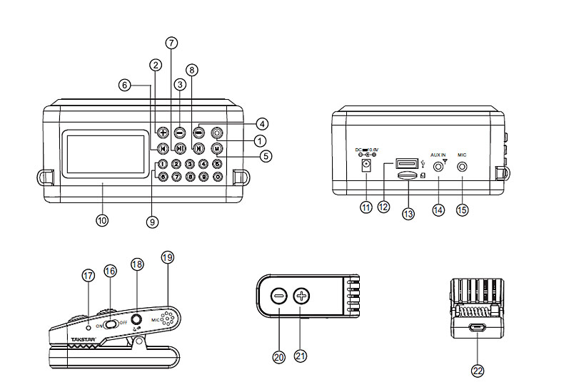 takstar得胜e126小蜜蜂扩音器,得胜户外扩音器