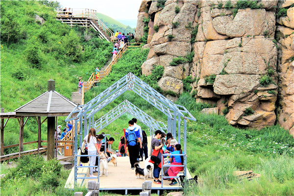 活动回顾｜欧帝亿主题狗狗巴士察哈尔草原深处探秘万年火山