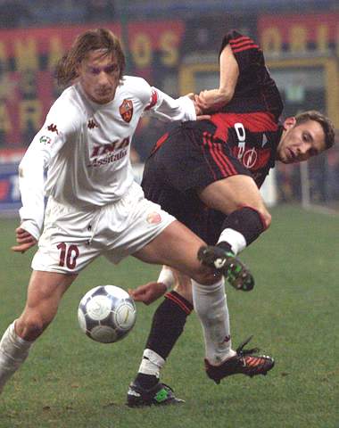 ac米兰托蒂,罗马王子托蒂吊射国际米兰